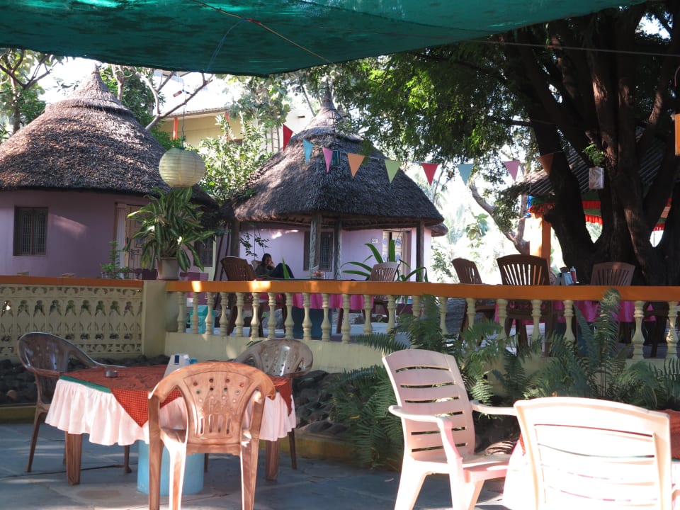 Teil des Restaurantbereichs Mowgli Guest House
