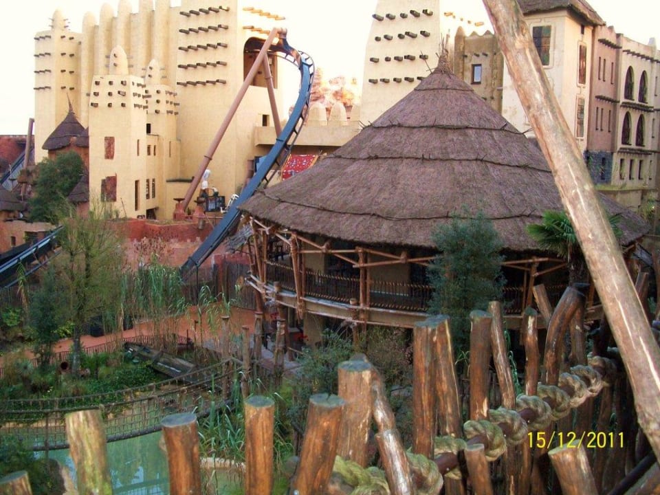 Das war ein toller Balkon Blick Hotel Matamba - Phantasialand Erlebnishotel