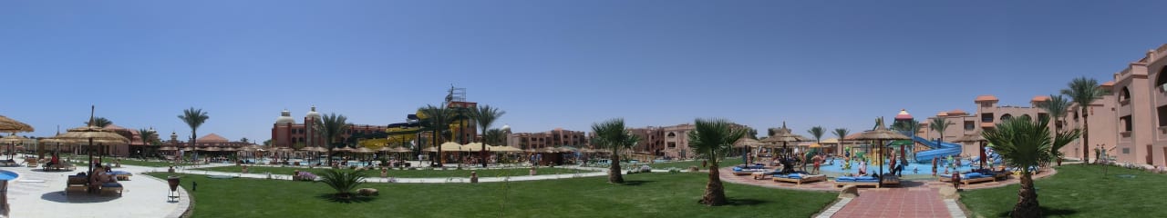 Panoramaaufnahme Pickalbatros Aqua Park Resort - Hurghada