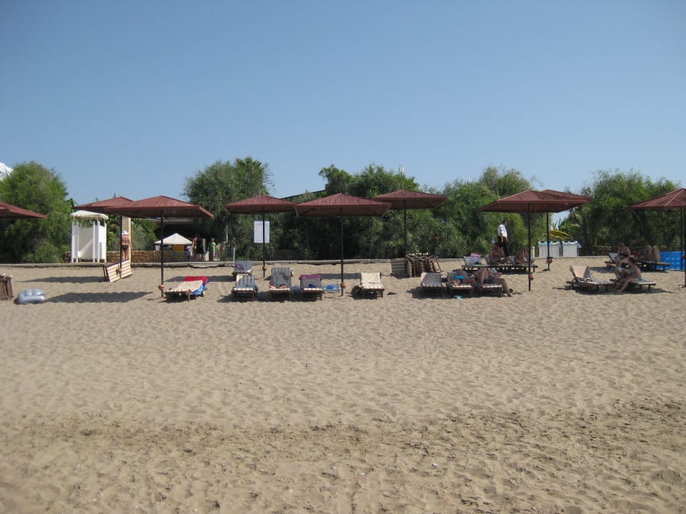 Strand in Richtung Hotel Güral Premier Belek