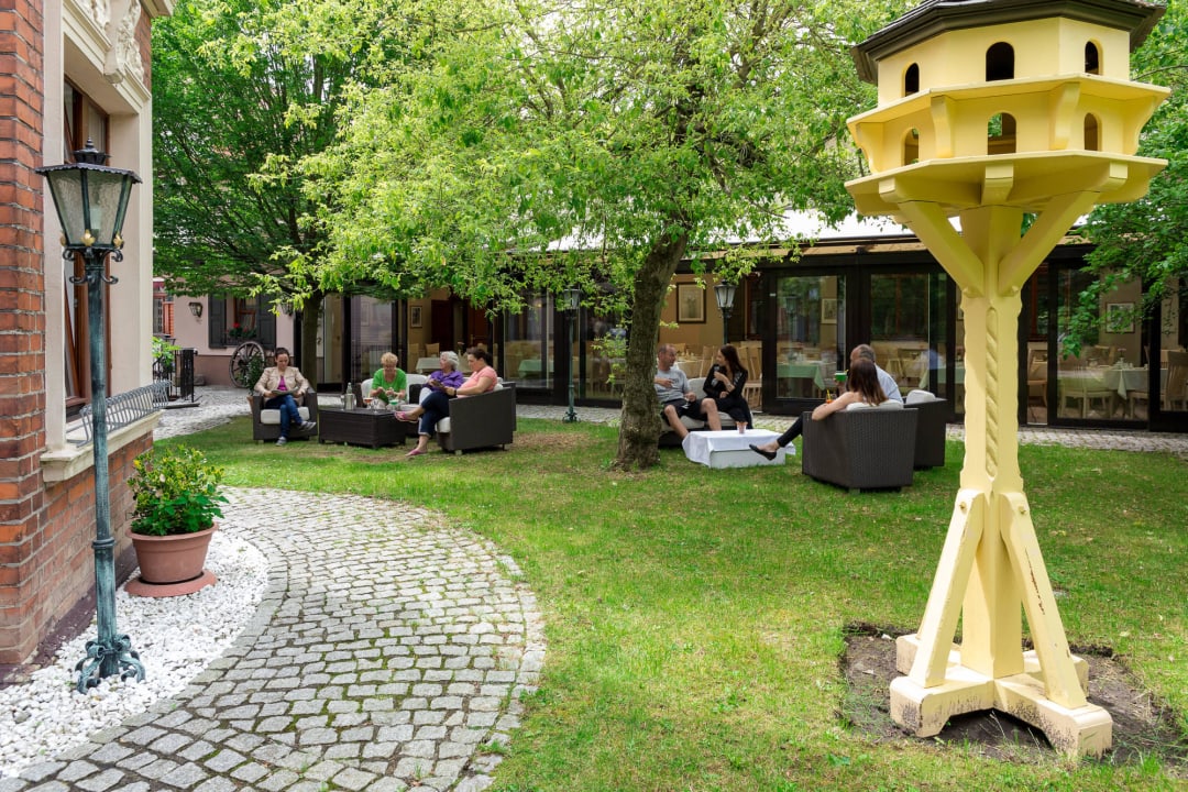 Hotelgarten Hotel Schwarzer Adler Tangermünde