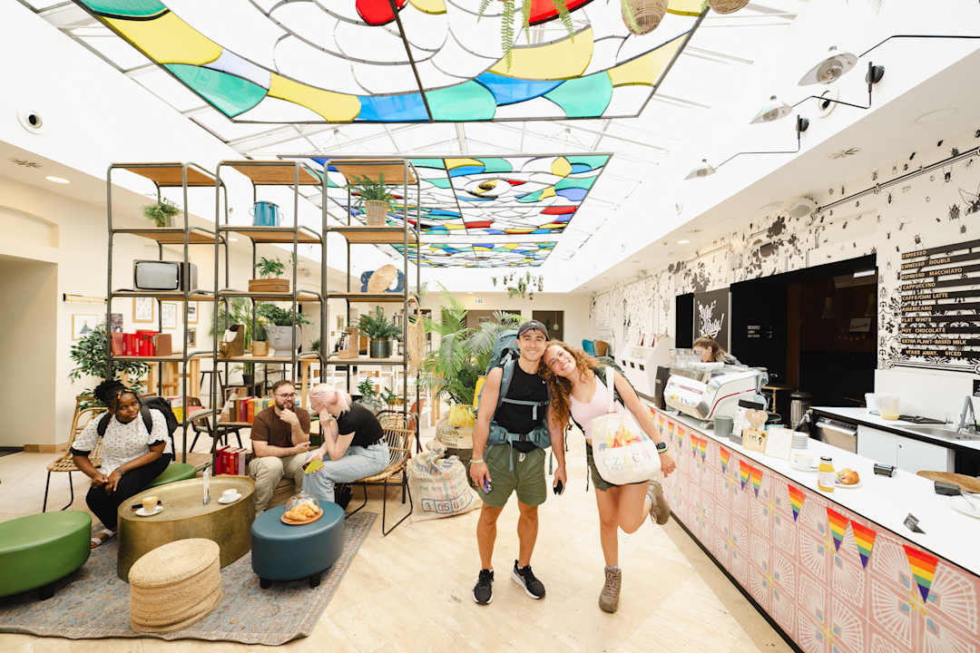 Lobby Wombat's City Hostel Budapest