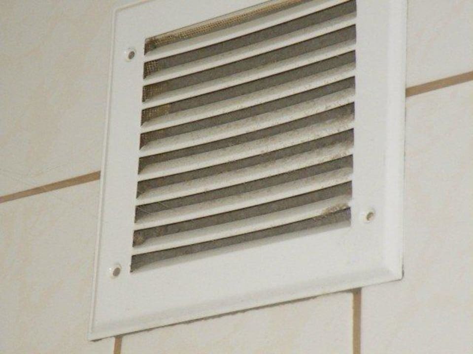 Verschmutzte Lüftung im Bad Vital-Hotel am Thüringer Wald