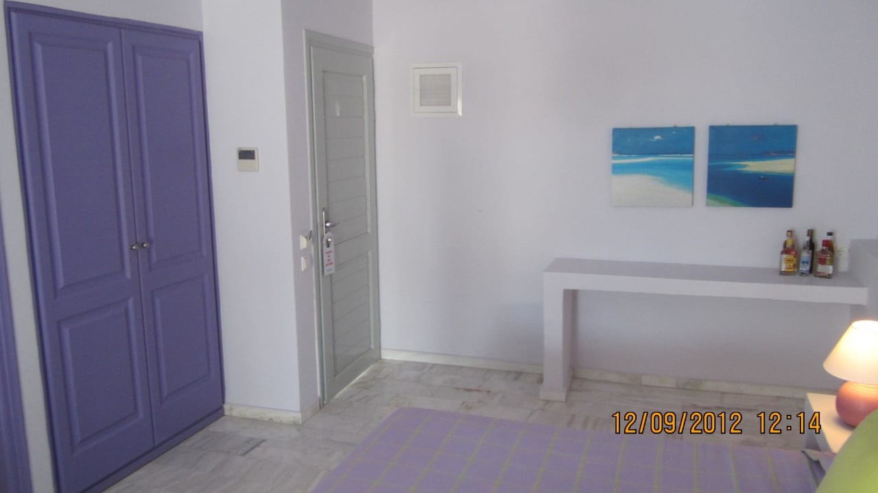 Eingangsbereich Santorini Kastelli Resort