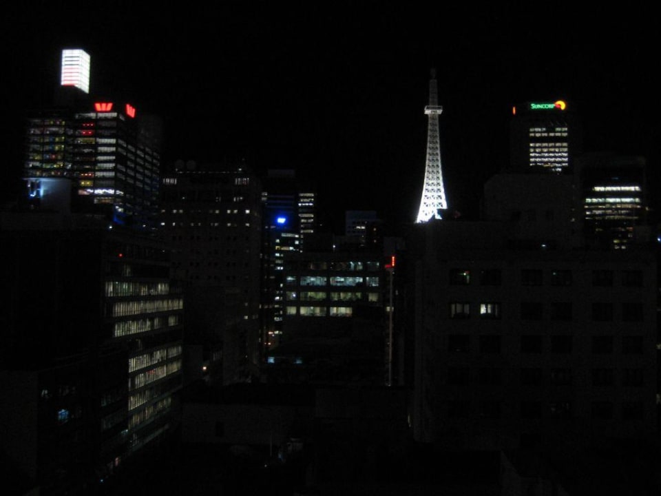 Ausblick bei Nacht Hotel The Grace