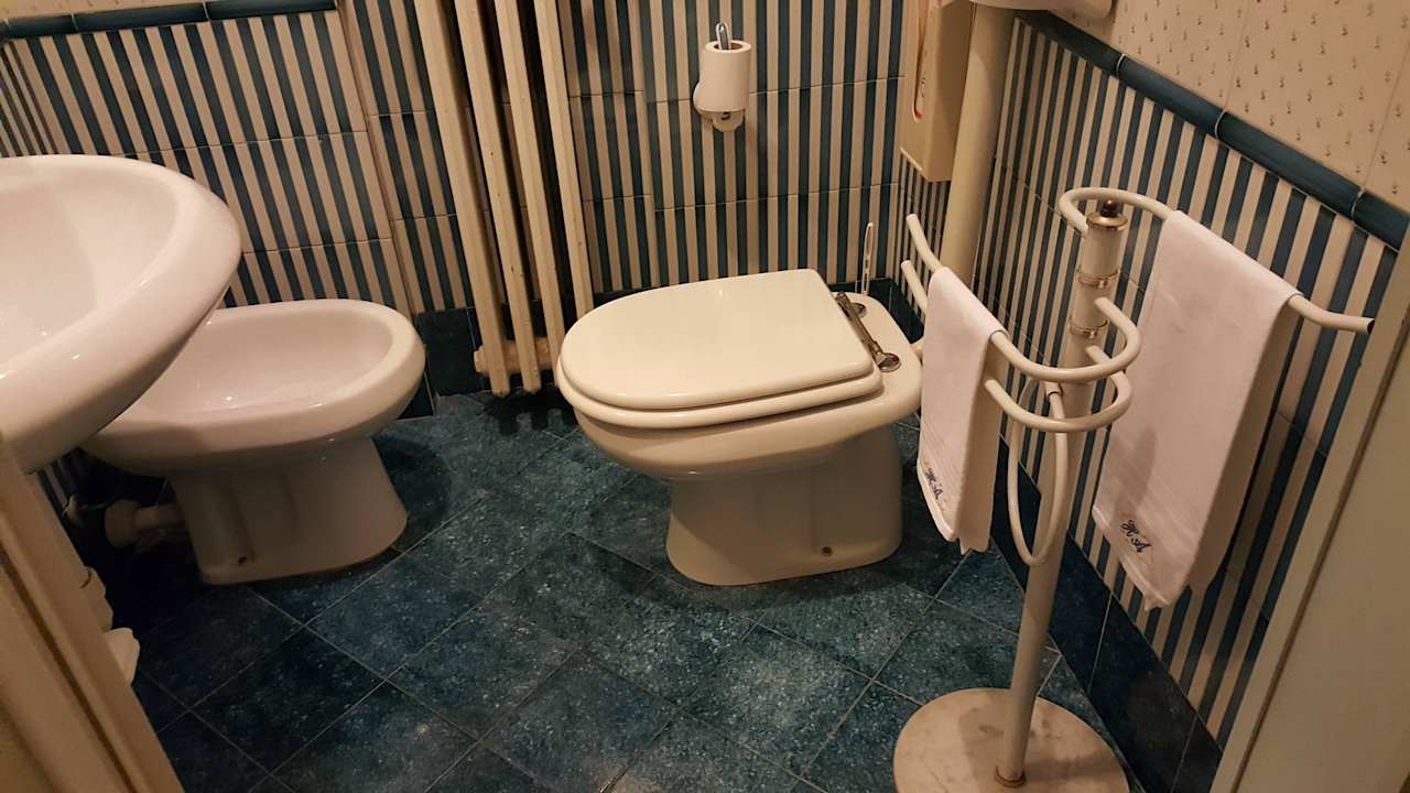 Details im Badezimmer Hotel Astor