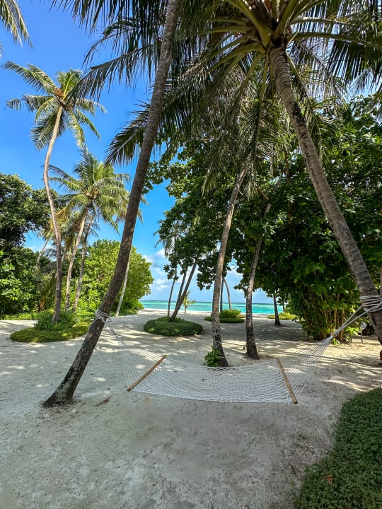 Gartenanlage Le Meridien Maldives Resort & Spa