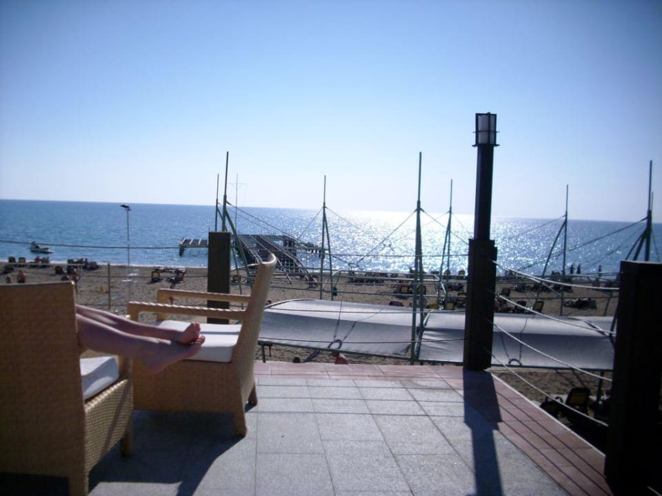 Unser Lieblingsplatz das "Beachbardach"  Limak Lara Deluxe Hotel & Resort
