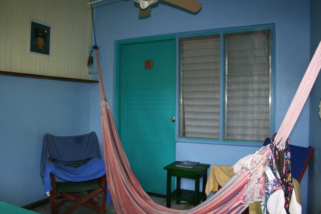 Balkon mit Hängematte Hotel Cabinas Guarana