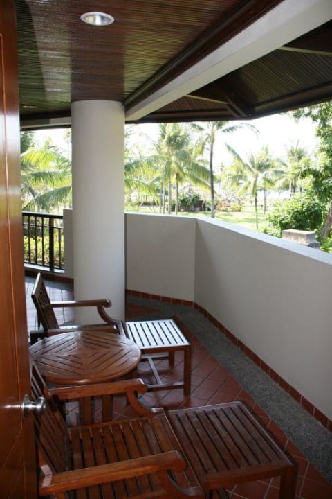 Balkon von der einen Seite InterContinental Bali Resort