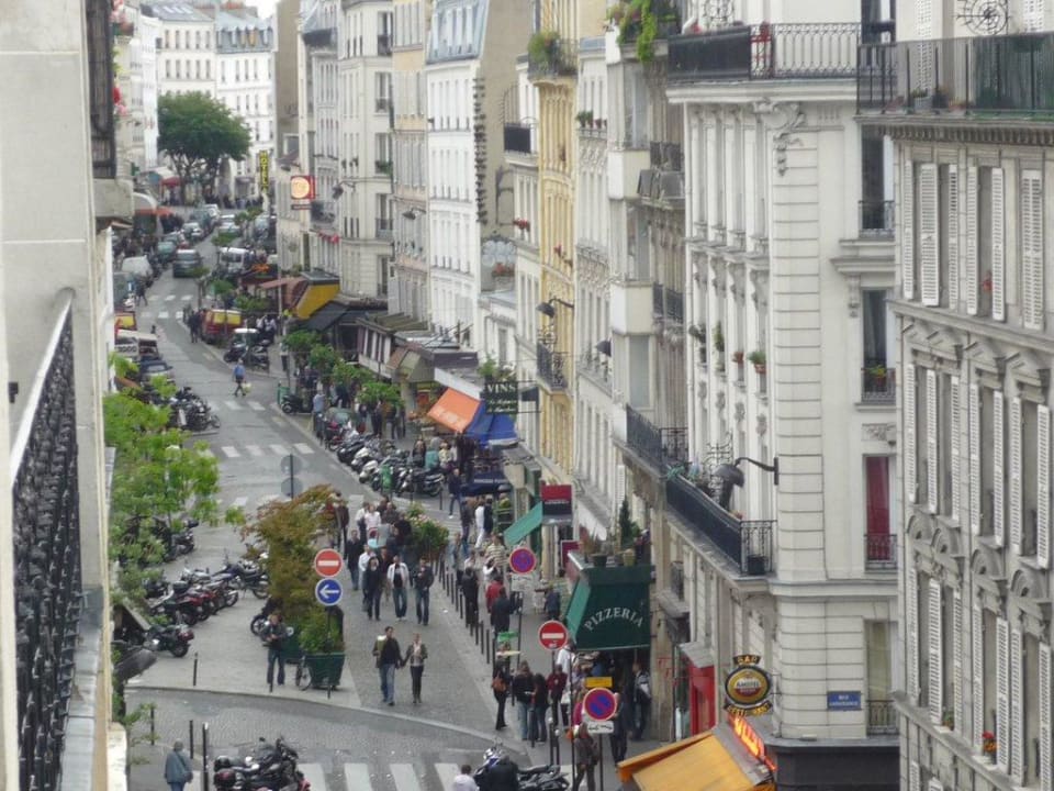 Blick vom Balkon nach links Terrass Hôtel