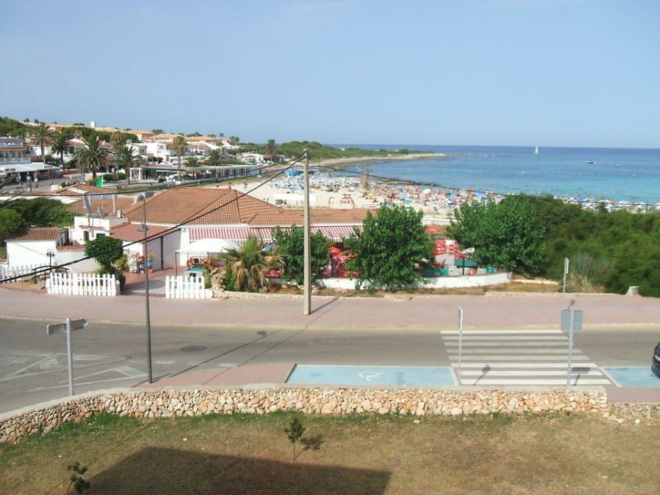 Blick vom Balkon Hotel Xaloc Playa