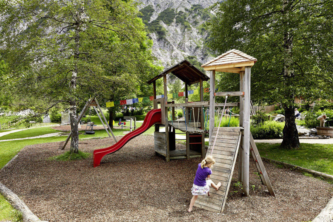 Spielplatz der Gramai Gramai Alm alpengenuss & natur spa