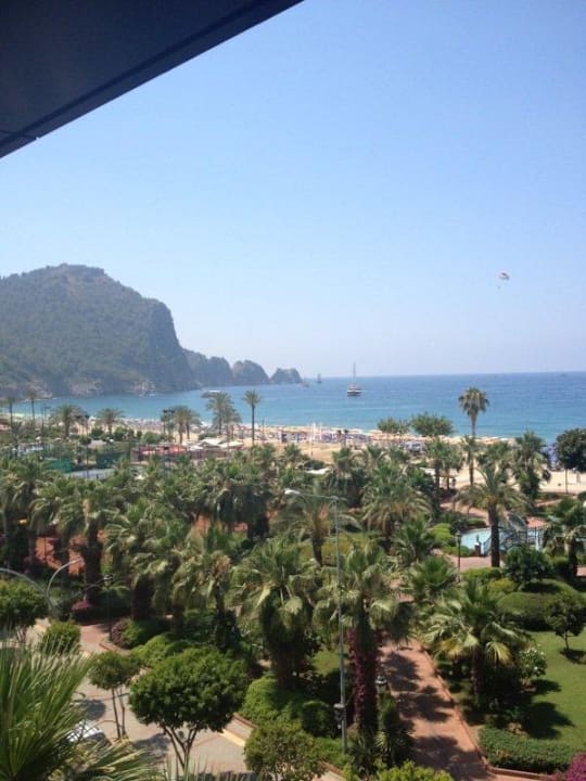 Der Blick vom Balkon Gardenia Hotel