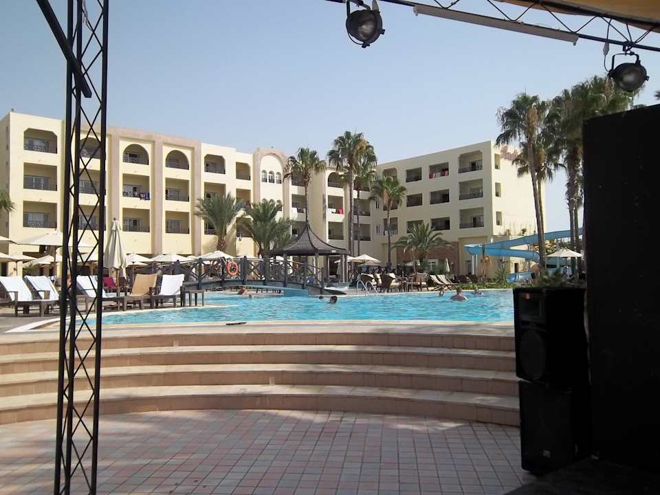 Blick auf den Pool Hotel Paradis Palace