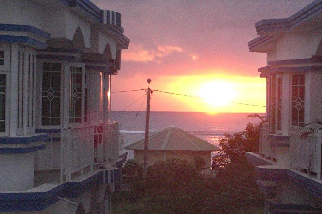 Blick von der Wohnung zum Sonnenuntergang Appartment Residence Dilmed