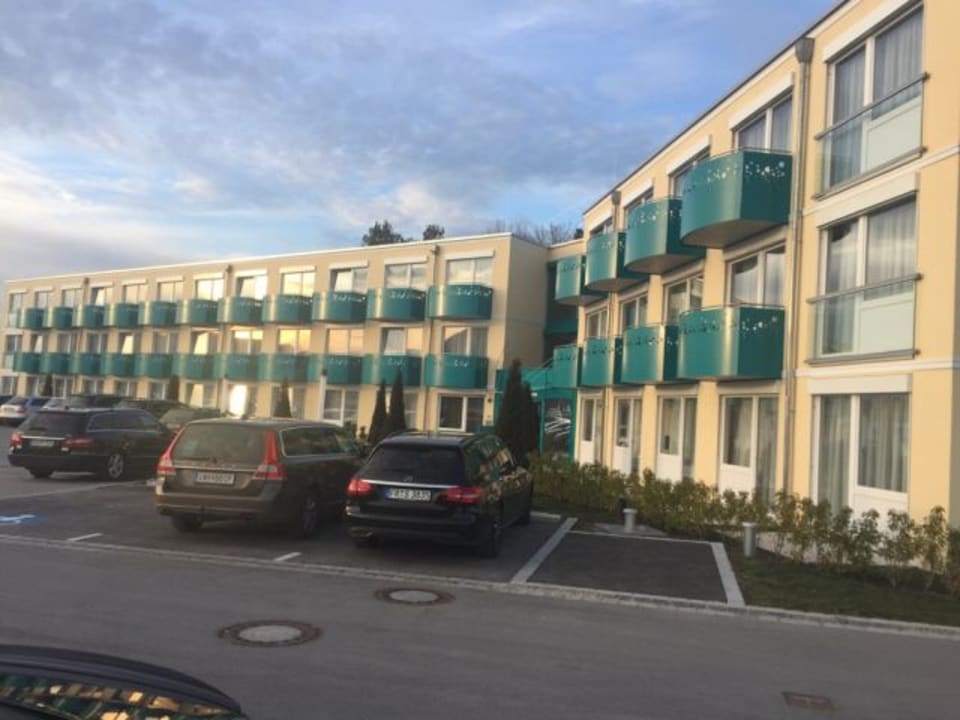 Außenansicht Victory Gästehaus an der Therme Erding