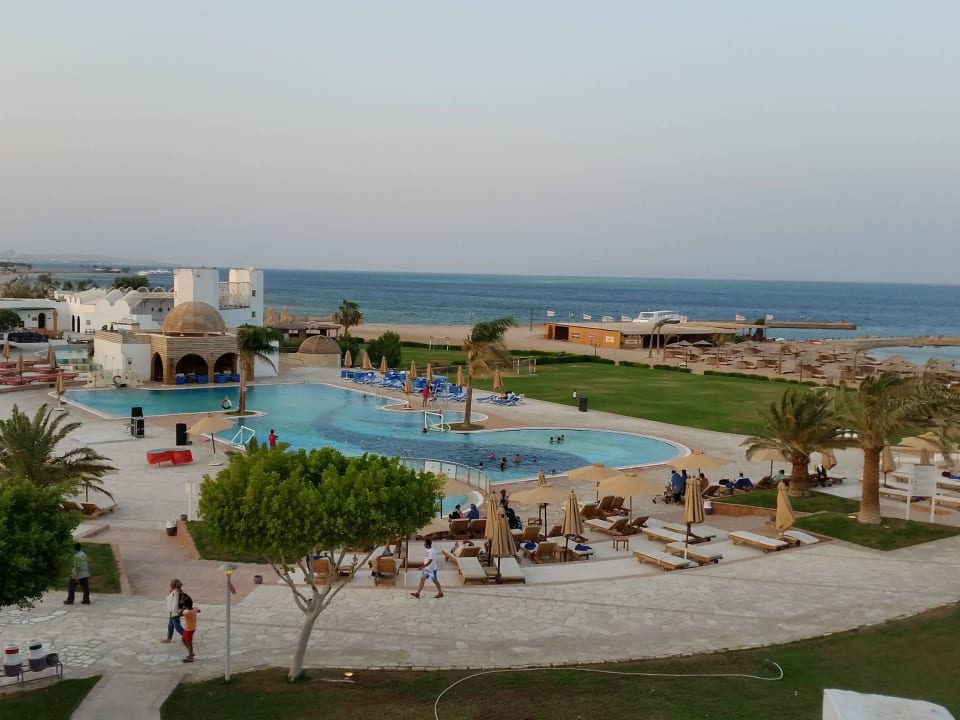 Blick vom Balkon Hotel Mercure Hurghada