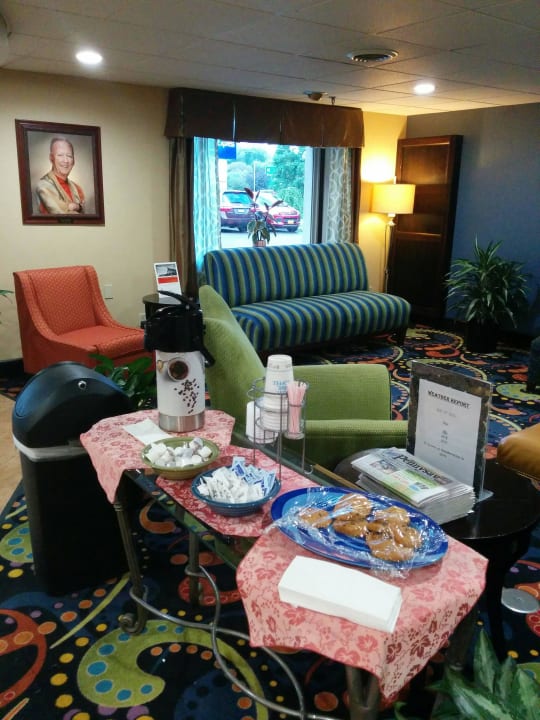 "Part of breakfast buffet" Hotel Holiday Inn Express Owego ...