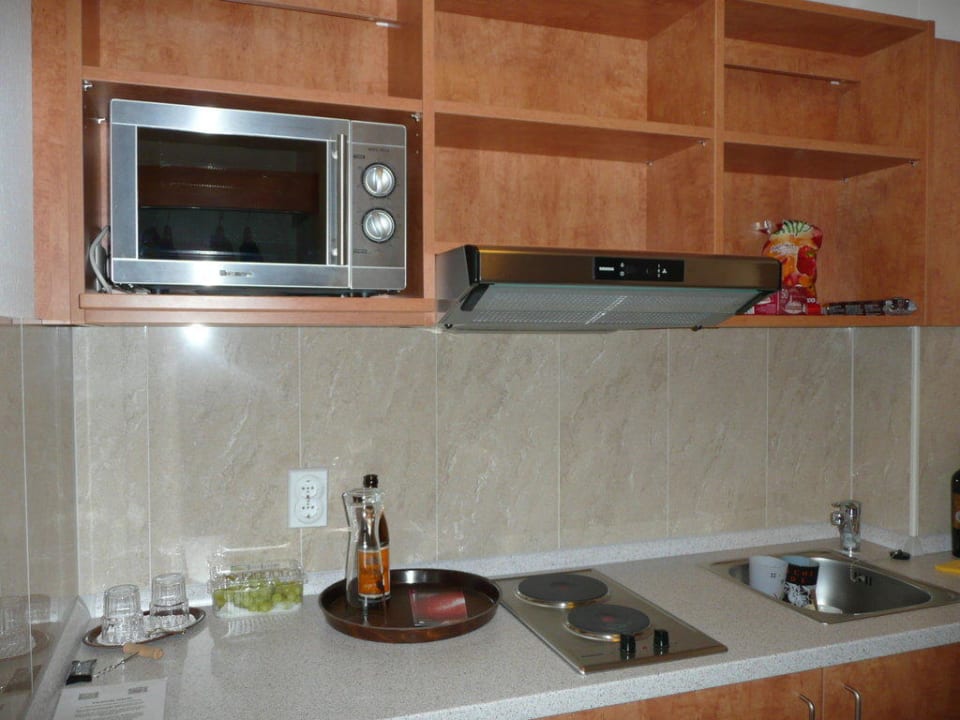 Kitchenette im Hanseatic Zimmer Apartment-Hotel Hamburg Mitte