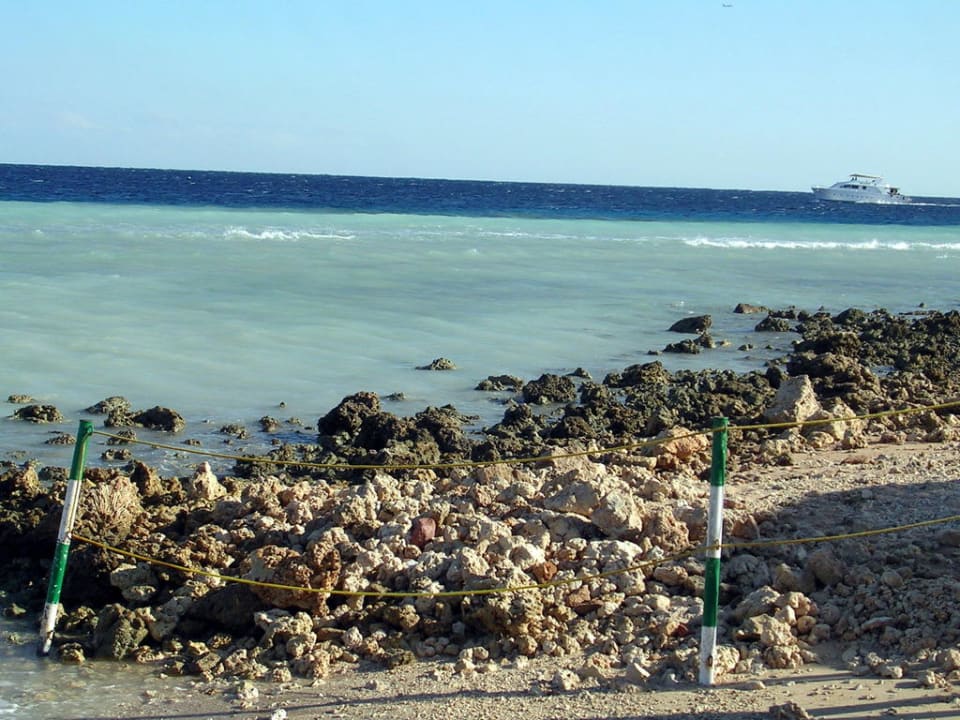 Strand, leider kein Steg Grand Makadi