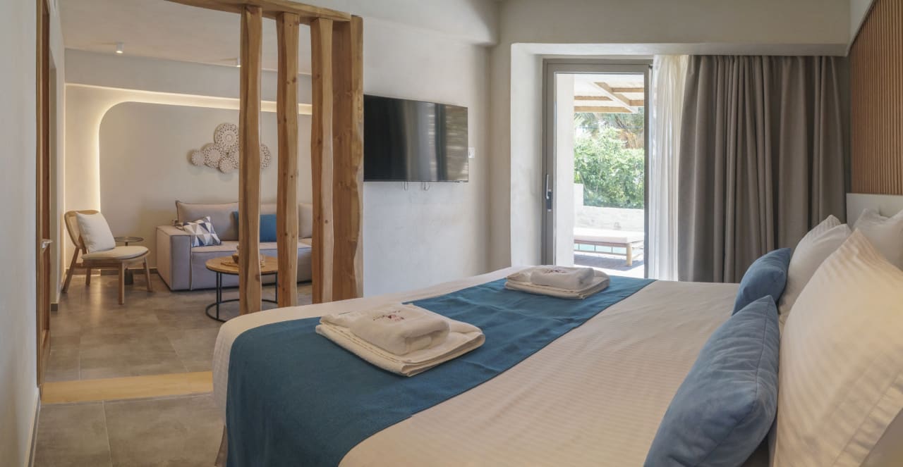 Zimmer Tylissos Beach Hotel
