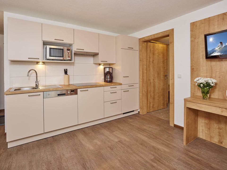 Küche Appartement Typ 5 Appartement Gästehaus Bergkristall