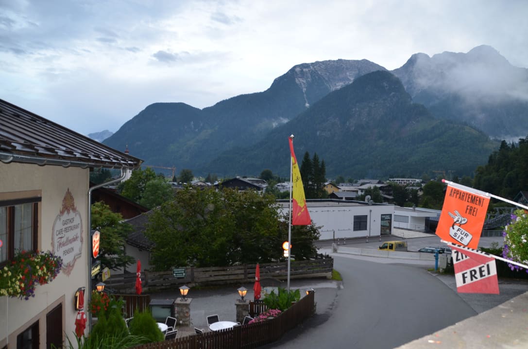 Vom Balkon  Gasthaus-Pension Forellenstube