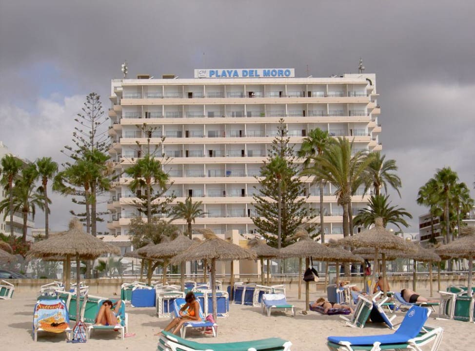 Hotel Playa del Moro vom Strand aus CM Playa del Moro
