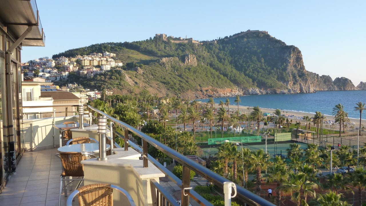 Blick von Restaurantterrasse Gardenia Hotel