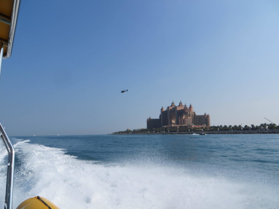 Blick zum Atlantis vom Seedboot Atlantis, The Palm