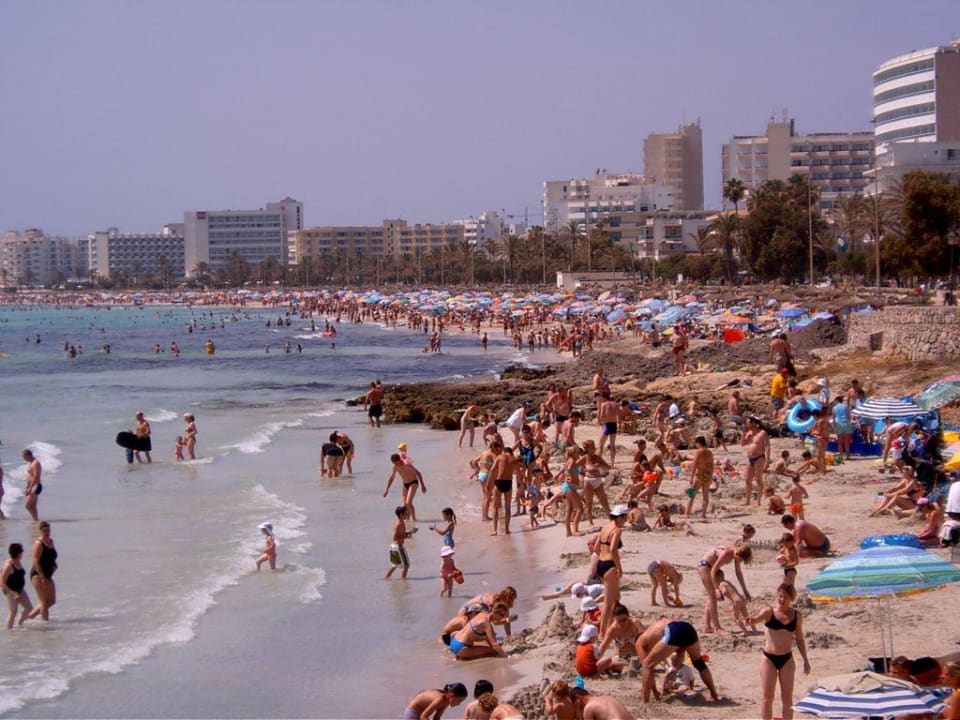 Der Strand von Cala Millor Hotel Ilusion Moreyó