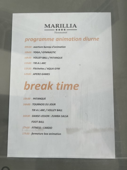 Sport & Freizeit Sentido Marillia Resort & Spa