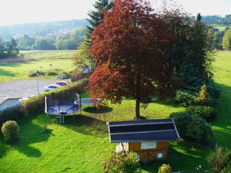 Blick aus dem Hotel-Fenster Landhaus Sollingshöhe