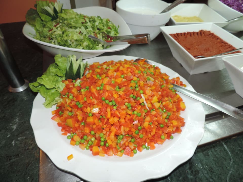 Vorspeisen und Salate Mahdia Beach & Aquapark