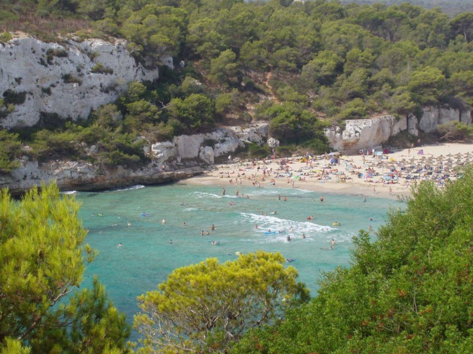 Strand direkt vorm Hotel blau punta reina