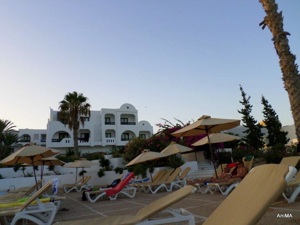 Terrasse Pool Hotel Seabel Aladin Djerba