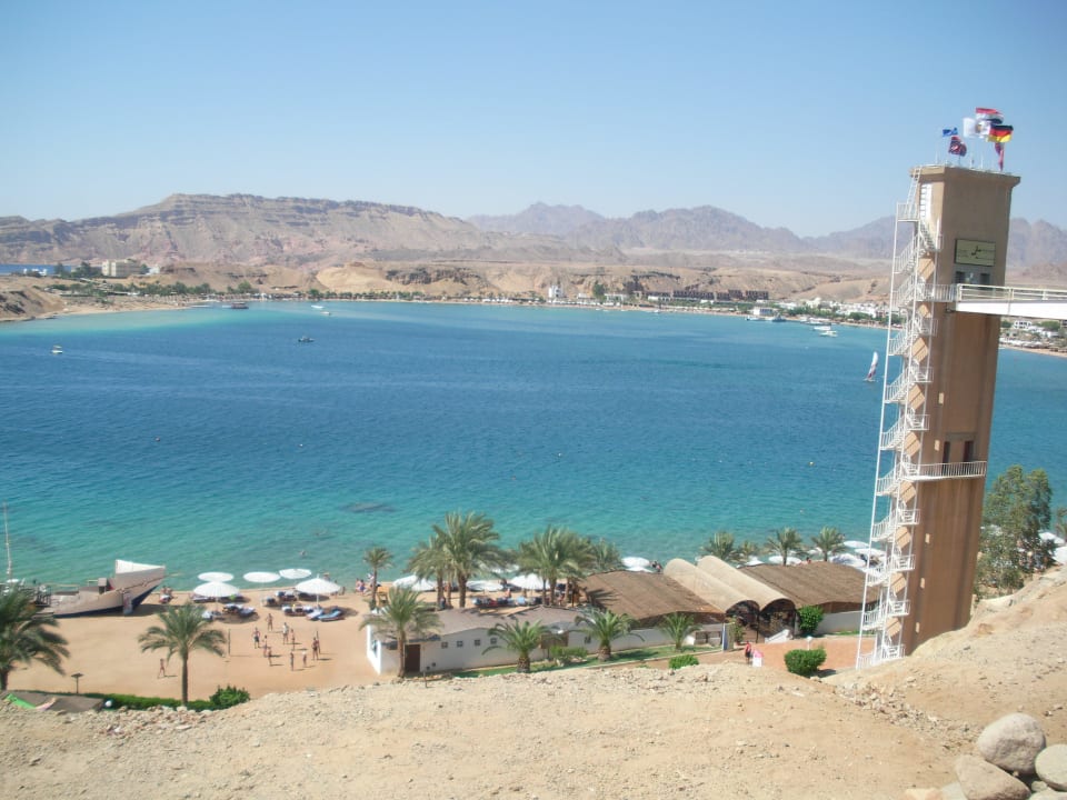 Blick zum Strand Albatros Sharm Resort