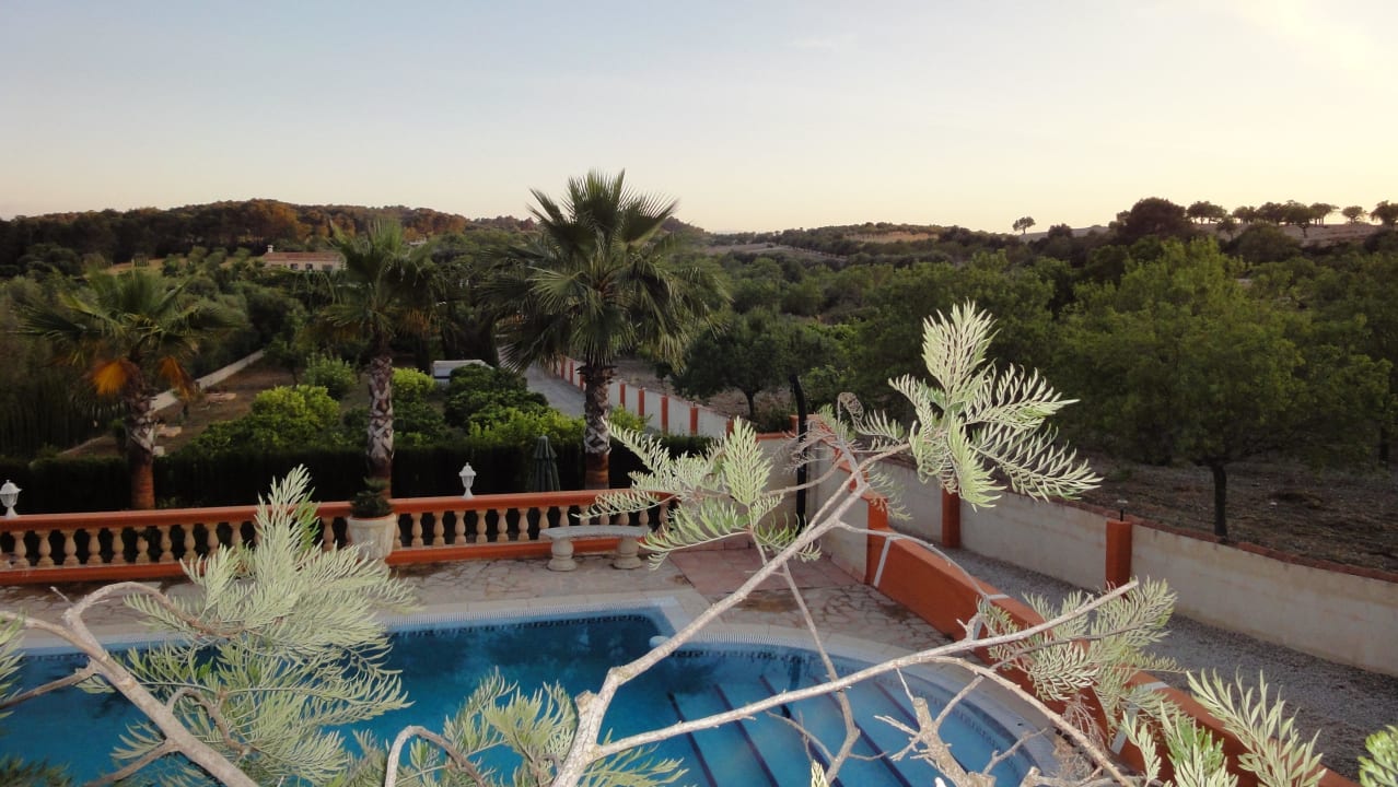 Von der Frühstücksterrasse Finca Montana