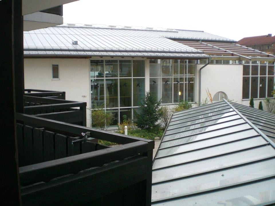 Ausblick auf Therme Hotel Holzapfel