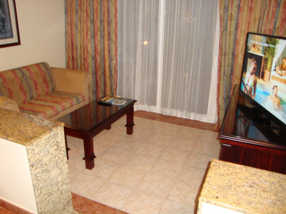 Junior Suite Innenseite - Wohnzimmer Hotel Riu Palace Riviera Maya