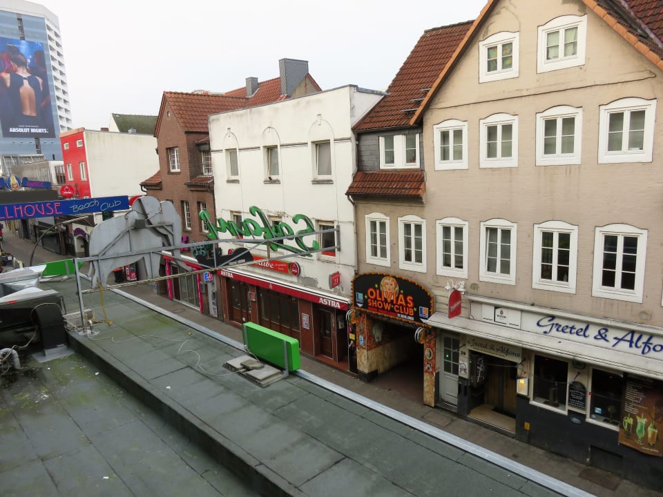 Ausblick St.Joseph Hotel Hamburg St.Pauli Kiez Reeperbahn