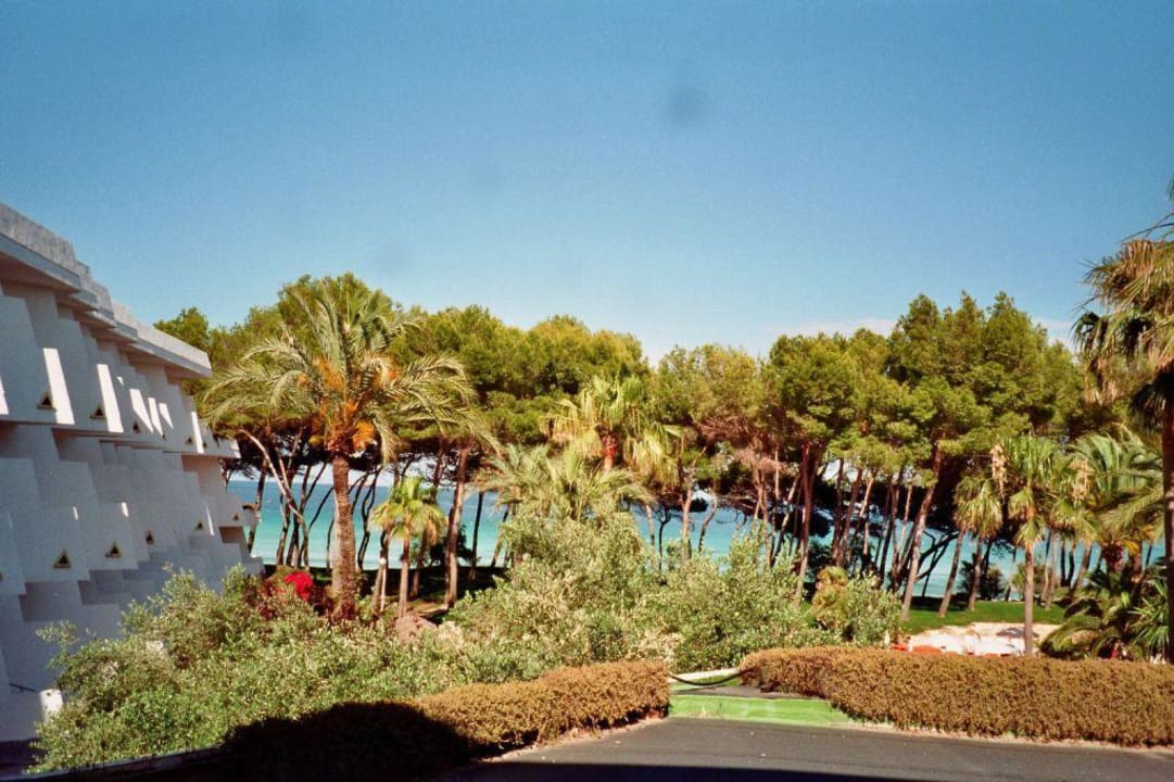 Seitenansicht Hotel und Garten / Meer Iberostar Waves Playa de Muro