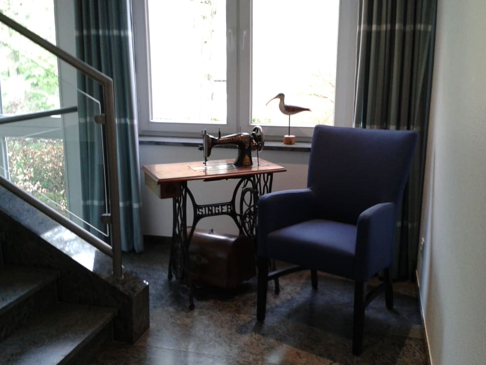 Sogar im Flur gab es geschmackvolle Details Auszeit Hotel Hamburg