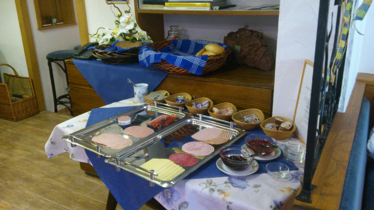 Frühstücksbüffee  Pension Loiplstüberl