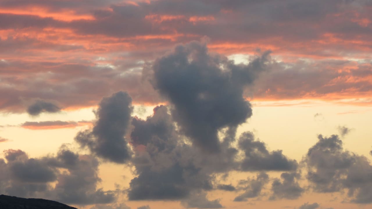 View from balconies Spiros & Soula Apartments