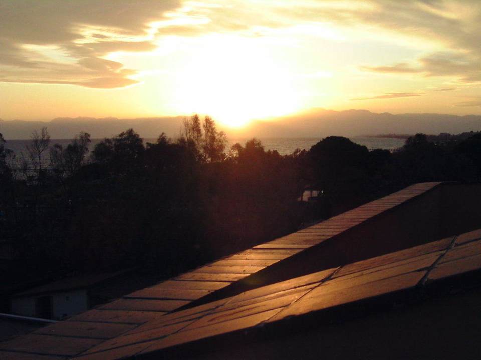 Sonnenuntergang Zimmer 3. Etage Papillon Belvil