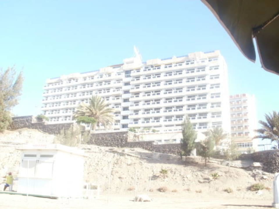 Blick vom Strand Hotel Europalace