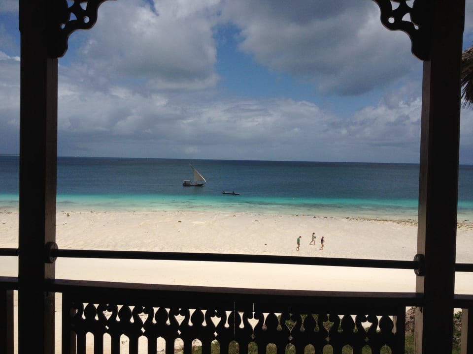 Ausblick vom Balkon Room A21 Royal Zanzibar Beach Resort