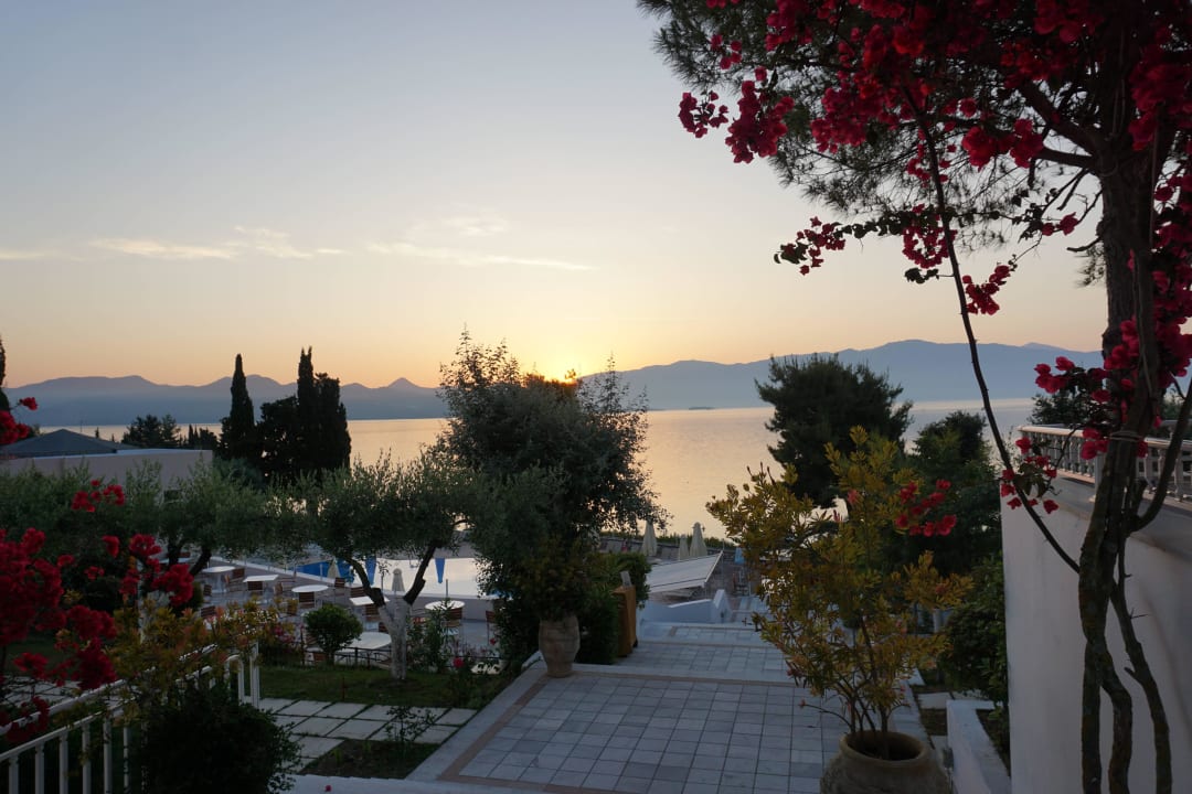 Sonnenaufgang im Hotel Porto Galini